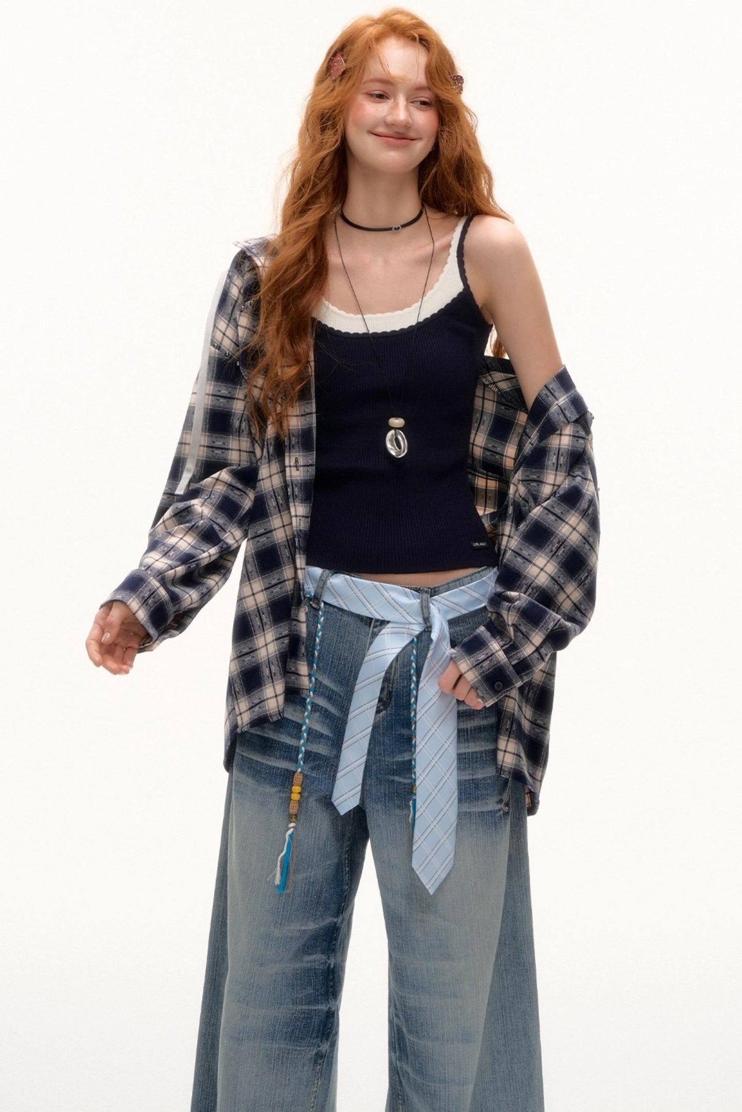 Buttoned Sweater Cardigan Shirt