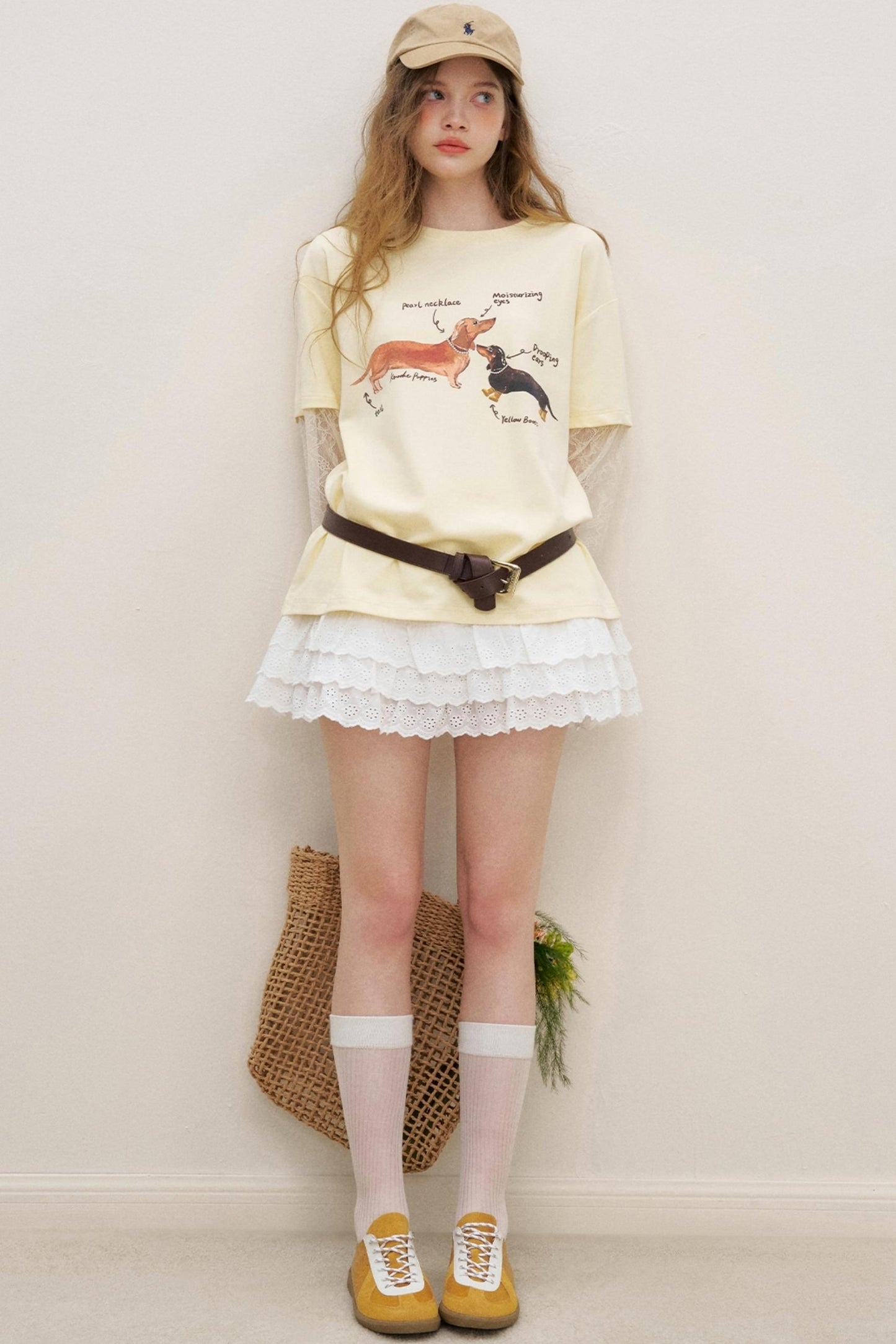 Floral Lace Cake Skirt