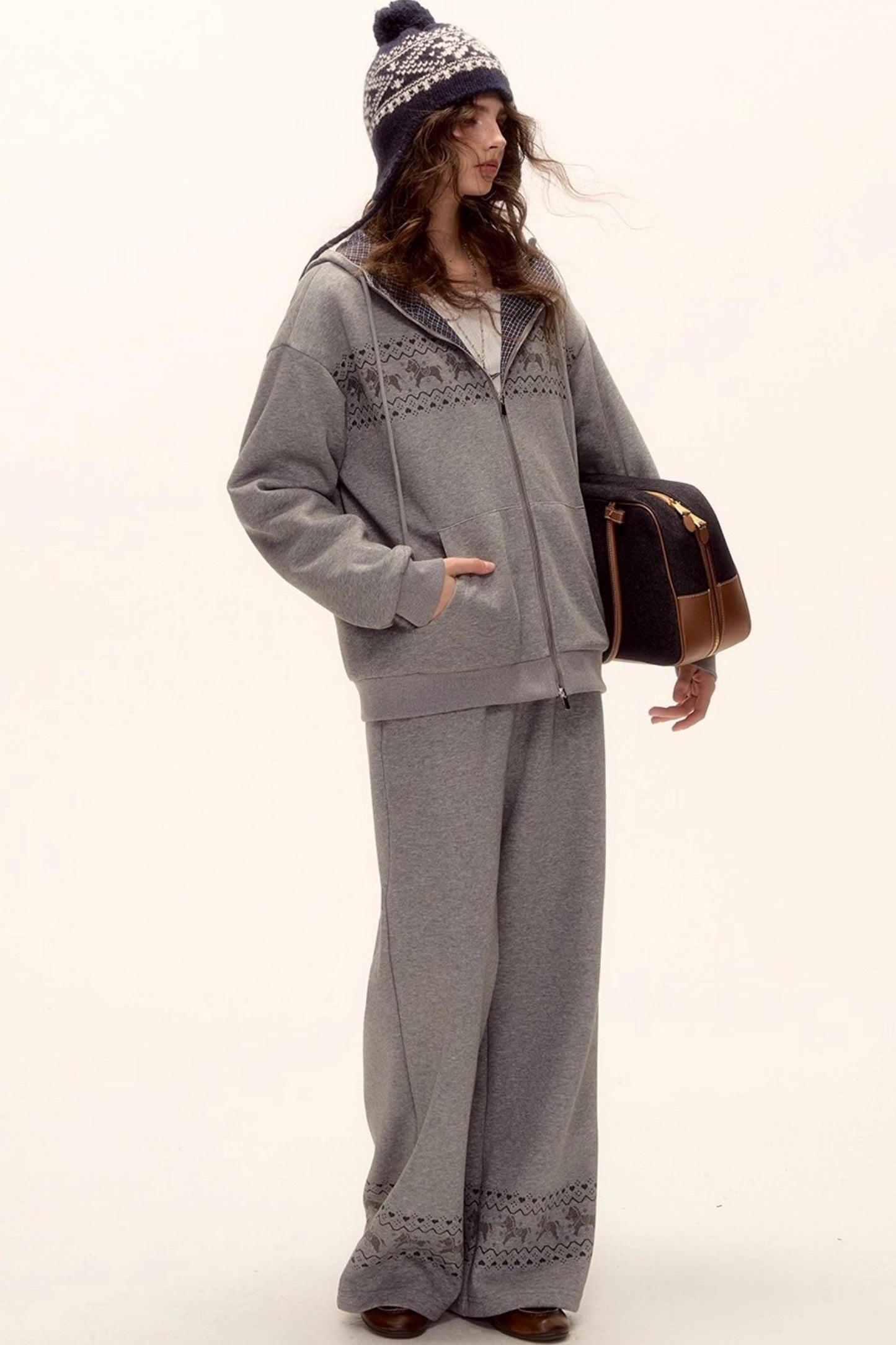 Fair Isle Quilted Jacket Set-Up