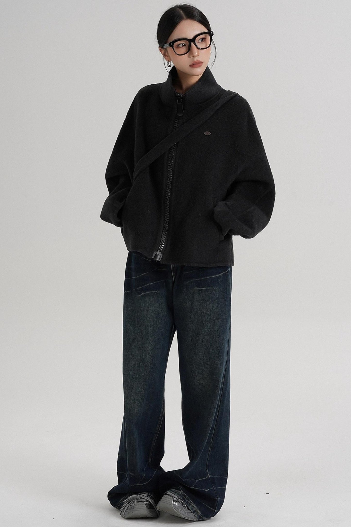 Structured Reversible Wool Jacket