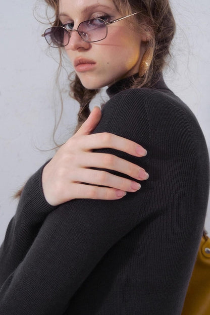 Gentle Respectfulness Wool Knit Top