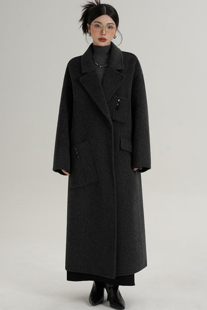 Pocket Design Wool Coat