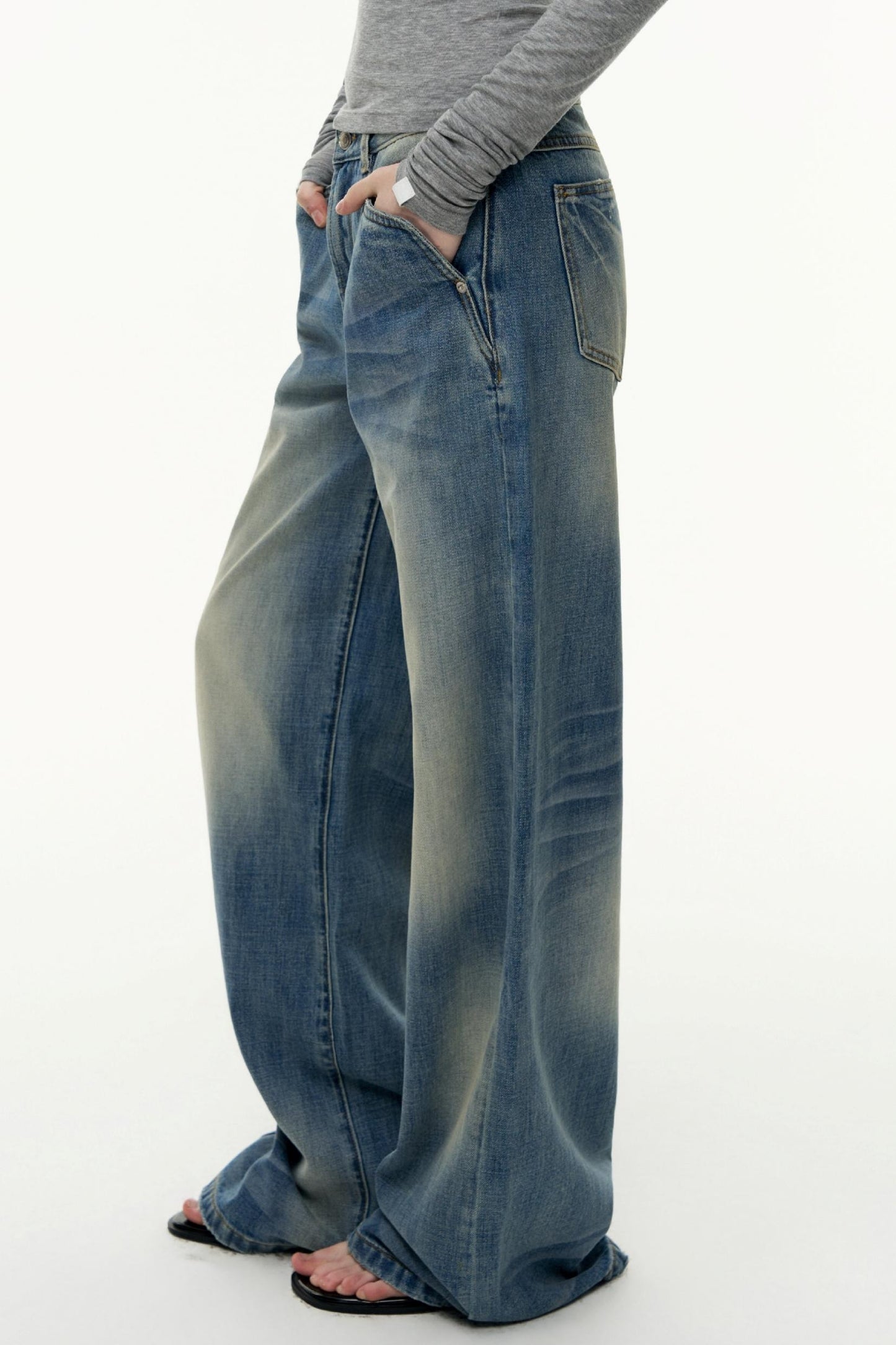 Pure Cotton Straight Pants
