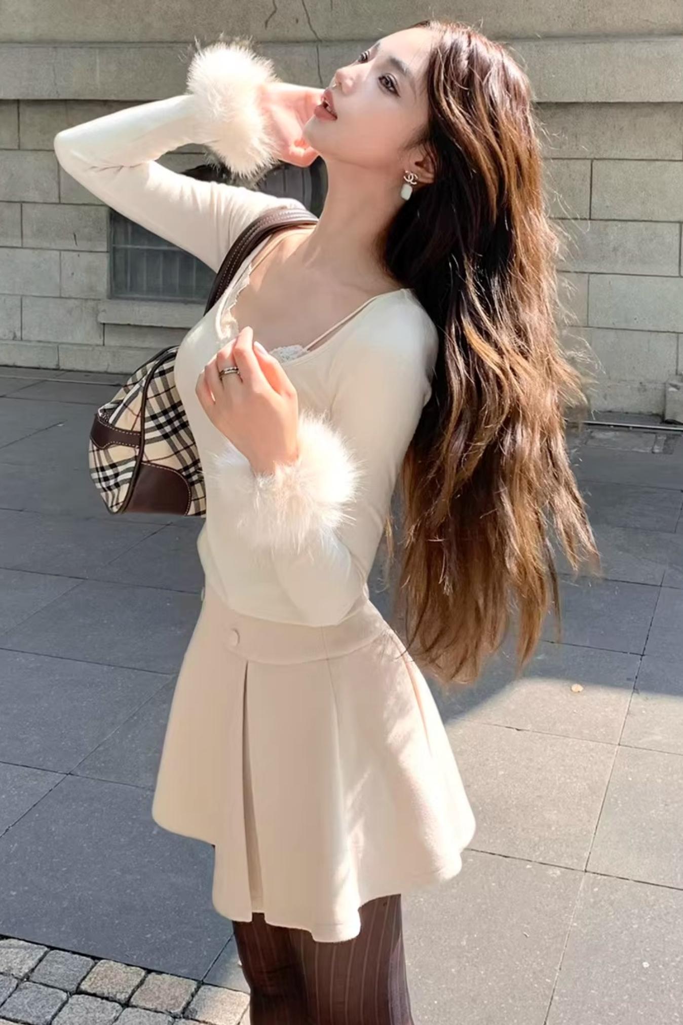 Vintage Plaid Wool Cape Set-Up