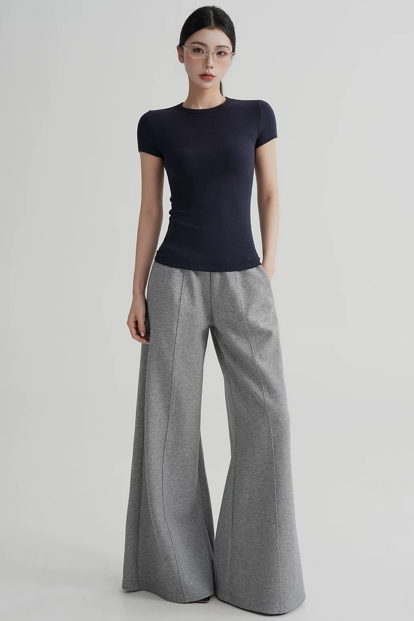 Elegant Wool Waist-Slimming Top