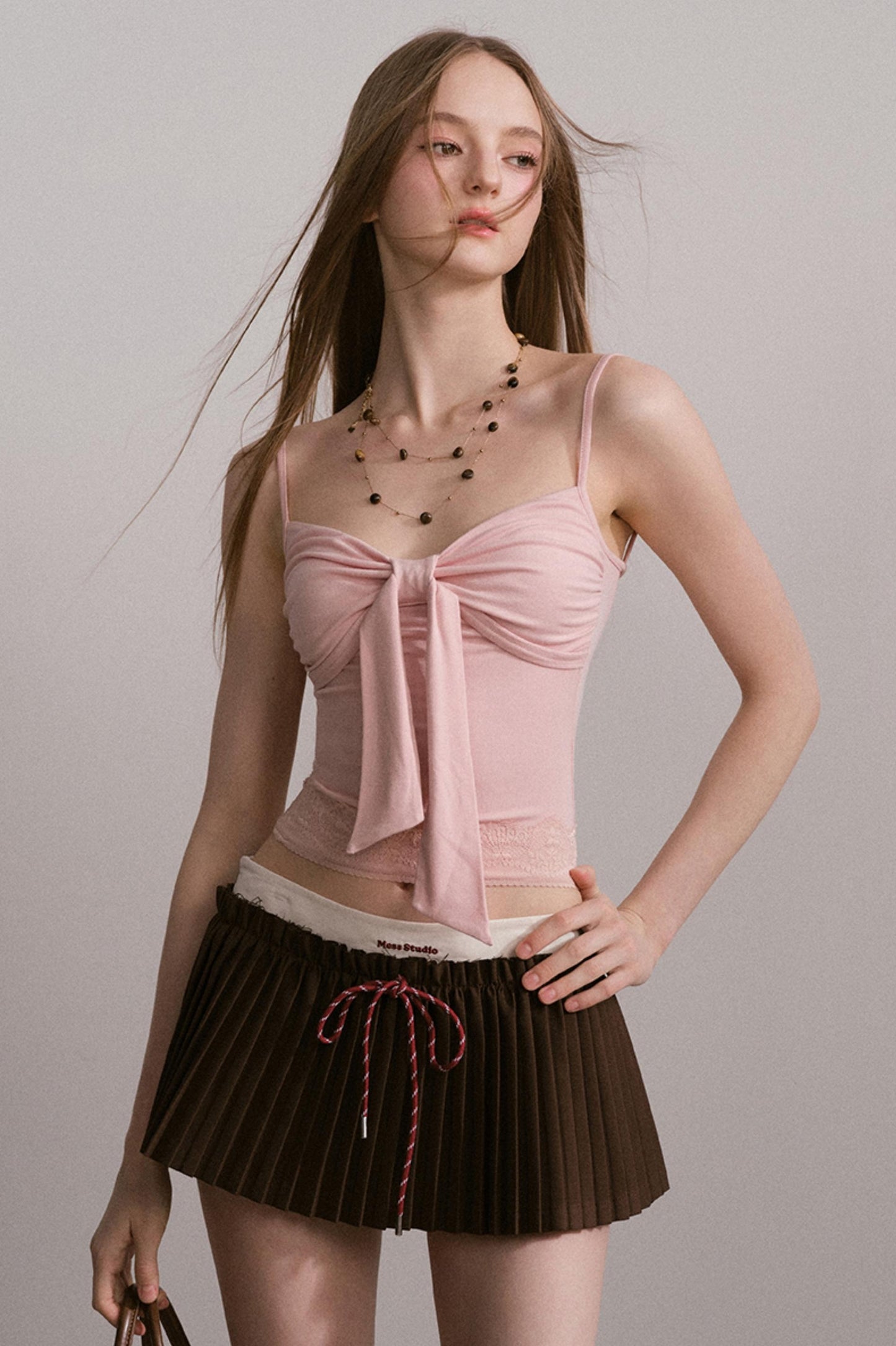 Design Sense Bow Waist Suspender Set