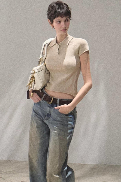 Old Money Linen Polo
