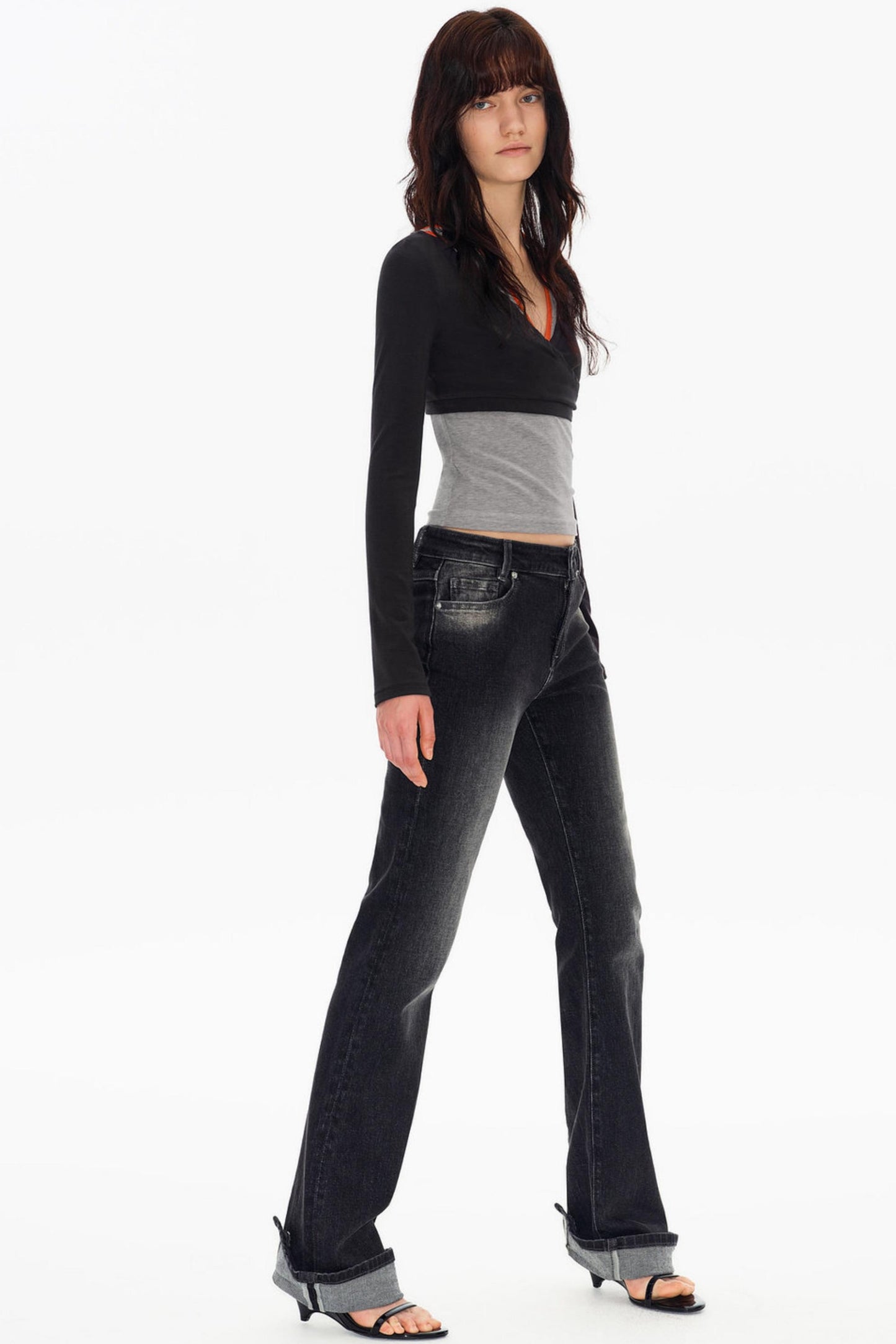 리오셀 텐셀 브이넥 탑 세트