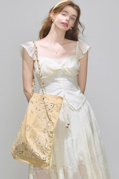 Summer V-Neck Skirt Tops Set-Up