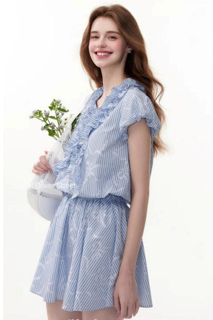 Summer Ruffled Stripe Set-Up