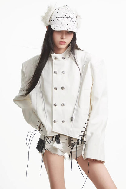 Retro Black Leather Jacket