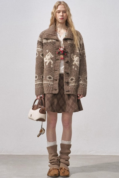 Bird and Pony Knit Cardigan