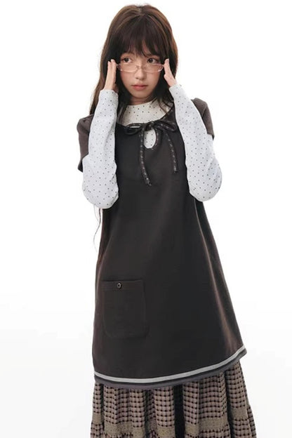 Tie-Neck Slim-Fit Blouse