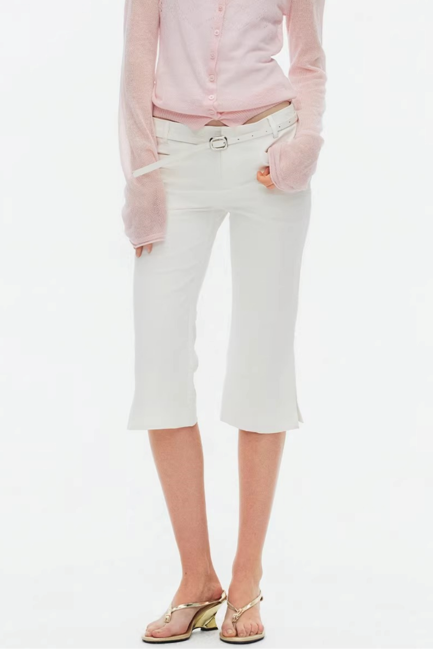 Slim-Fit Equestrian Pants