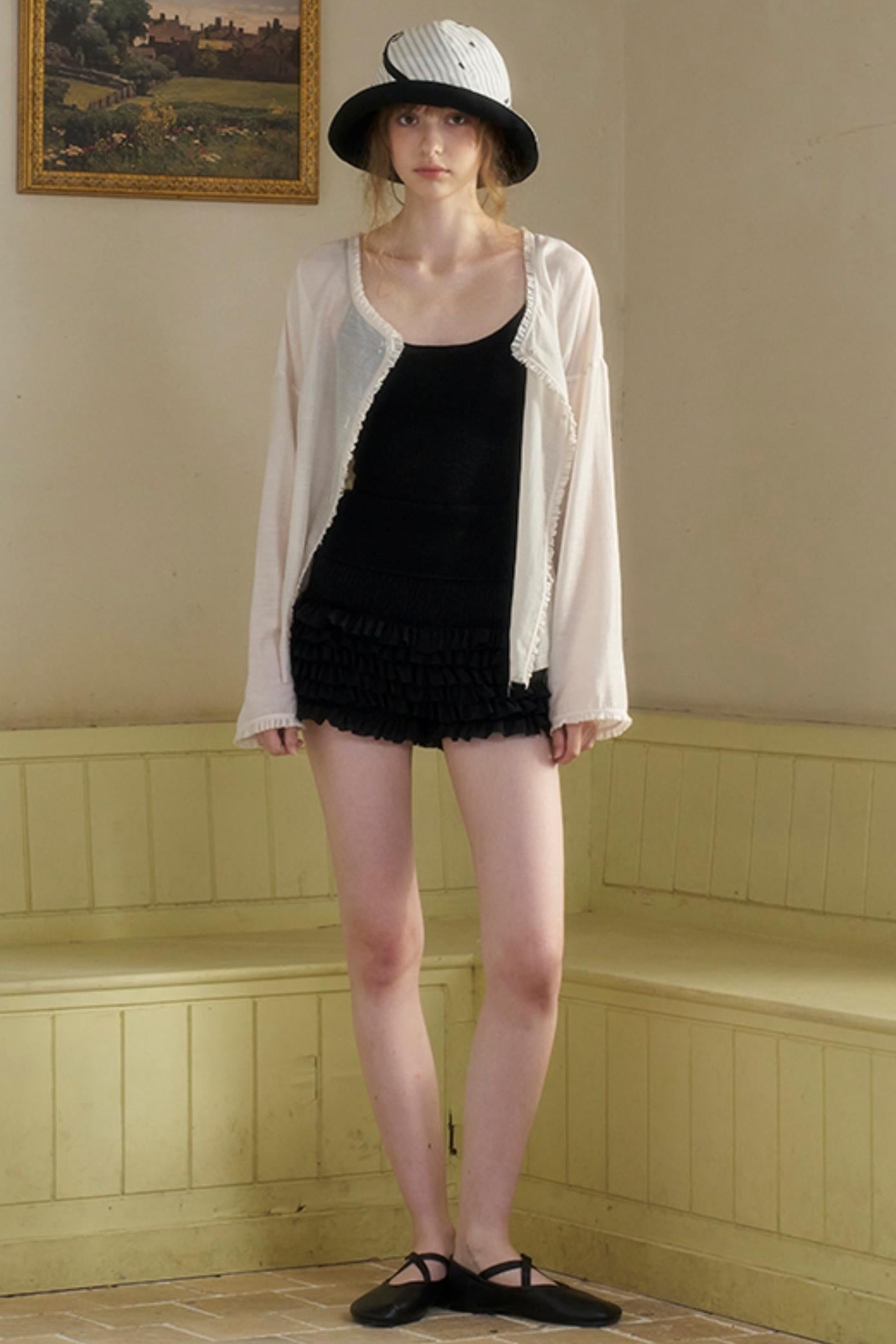 Night French Lace Shorts Dress Set-Up