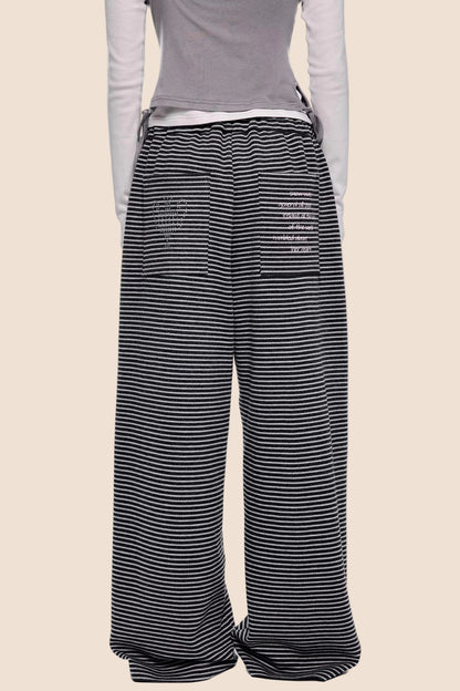 Little Devil Striped Hooded Jacket Set-Up