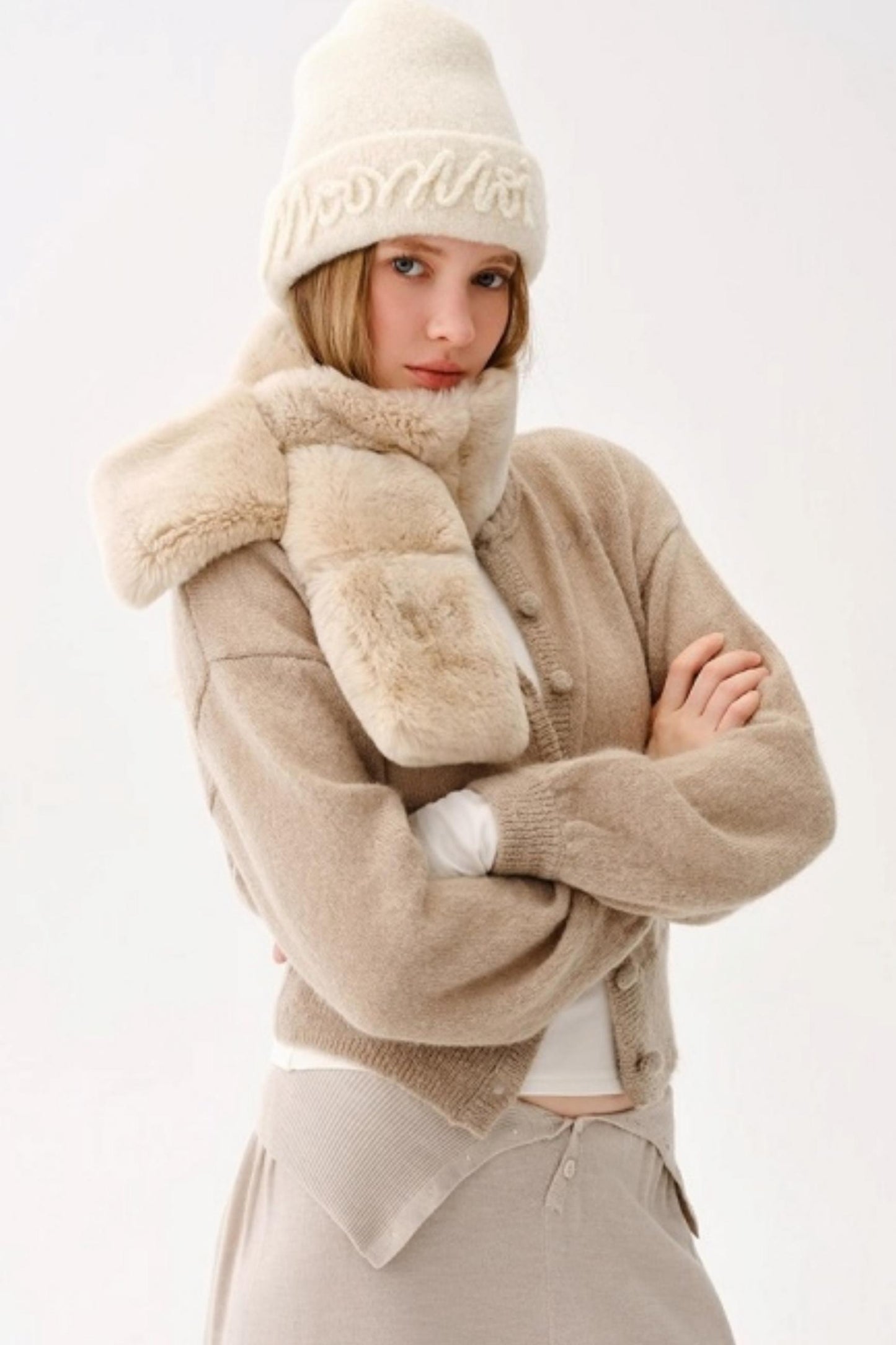 Wool Blend Knitted Set-Up