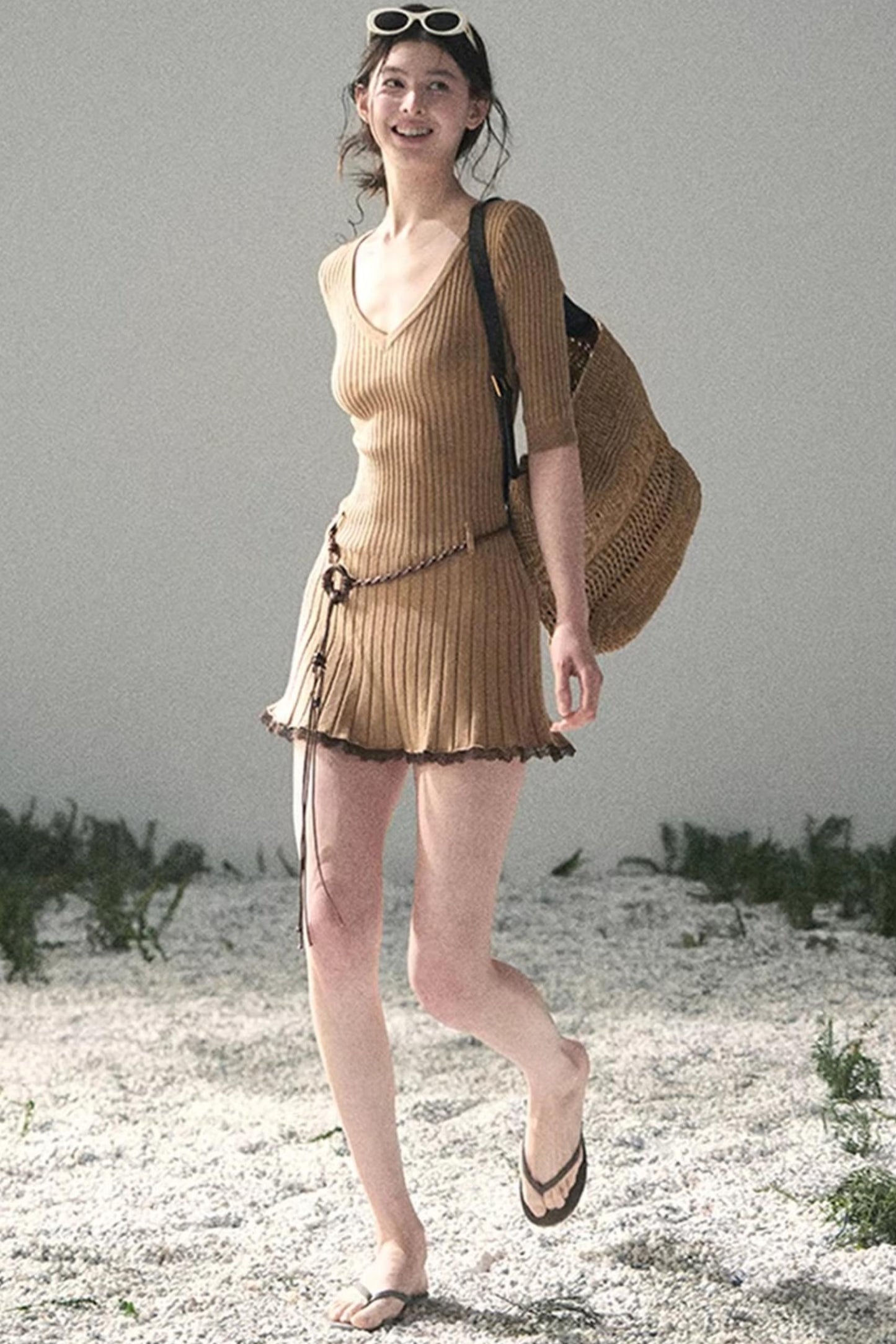 Amber Memories Knit Dress Set