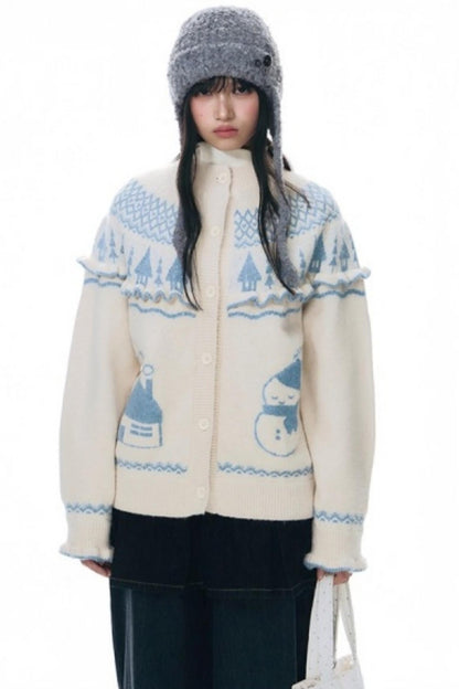 Fake Two-Piece Pleated Skirt Jeans