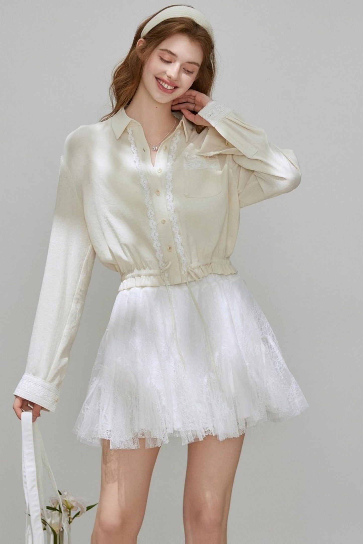 Fall Lace Commuter Shirt