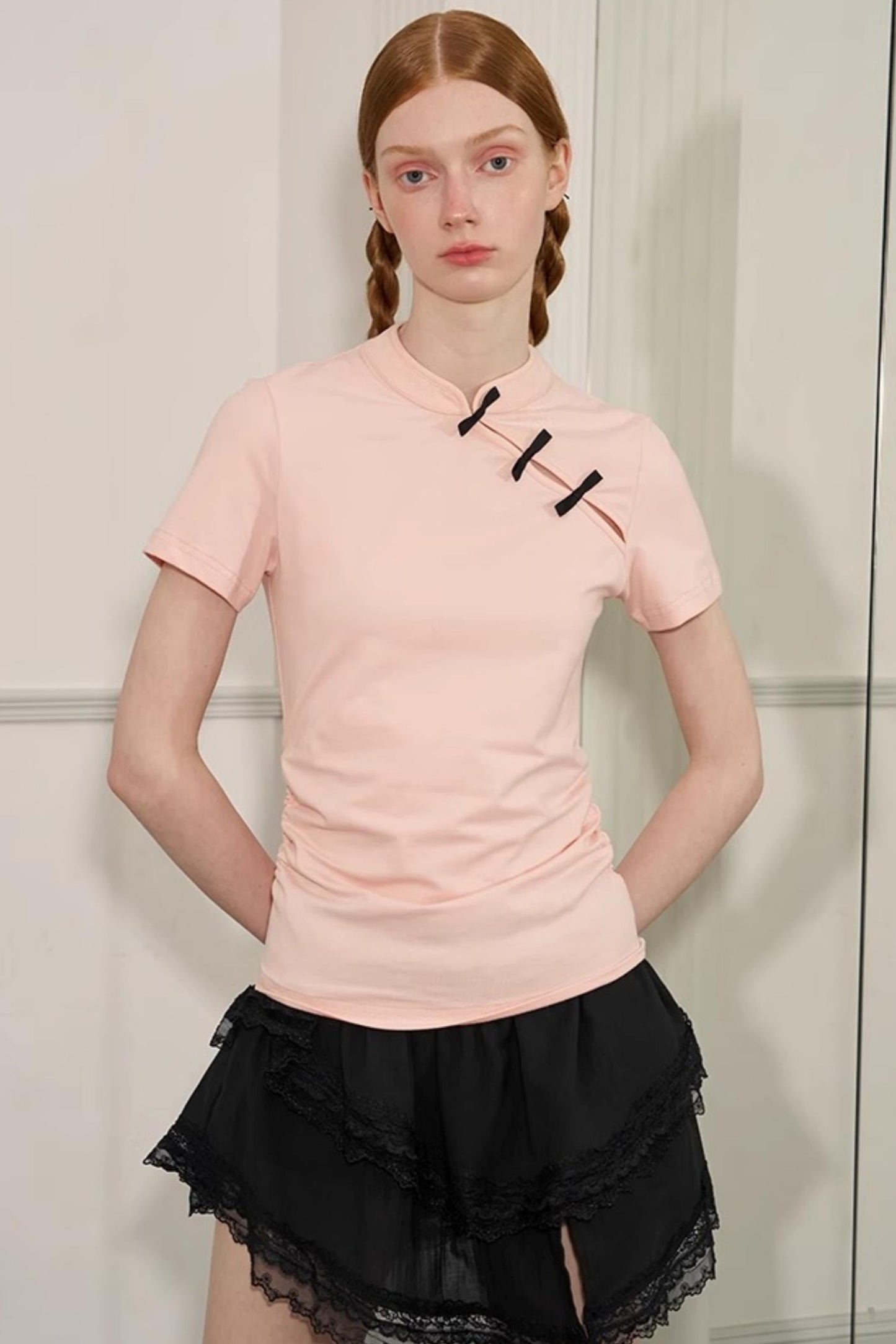 Slim Fit Colorblock Top