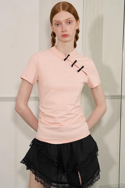 Slim Fit Colorblock Top