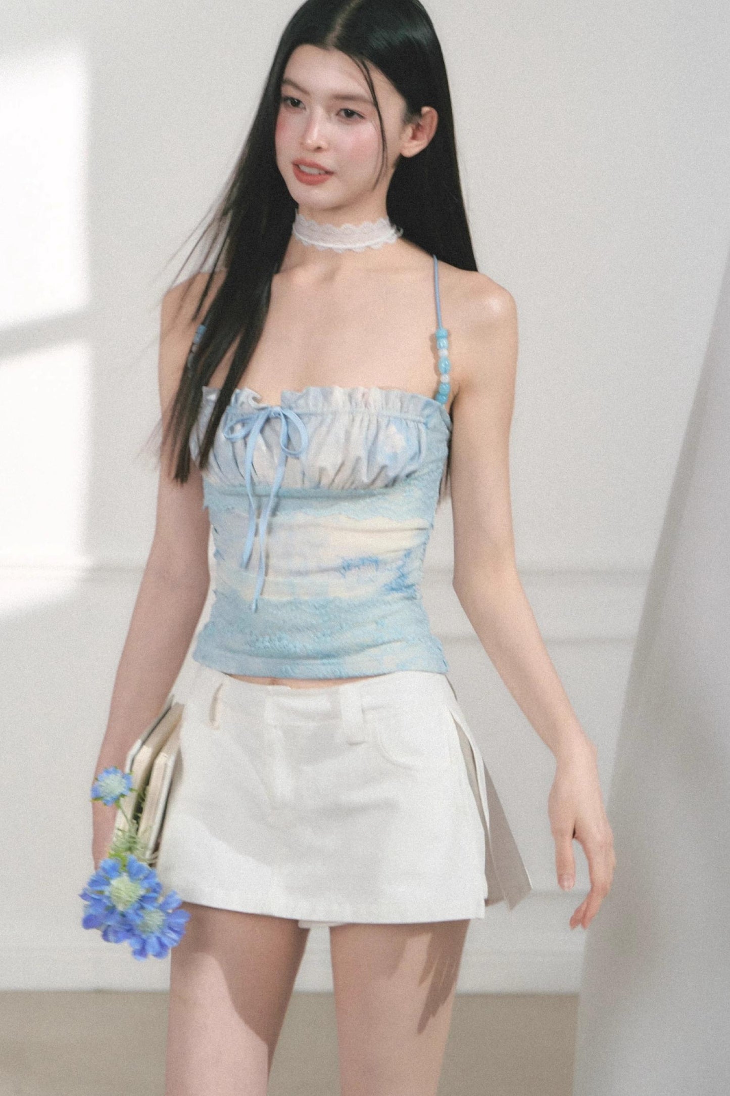 Beaded Lace Slim Fit Camisole