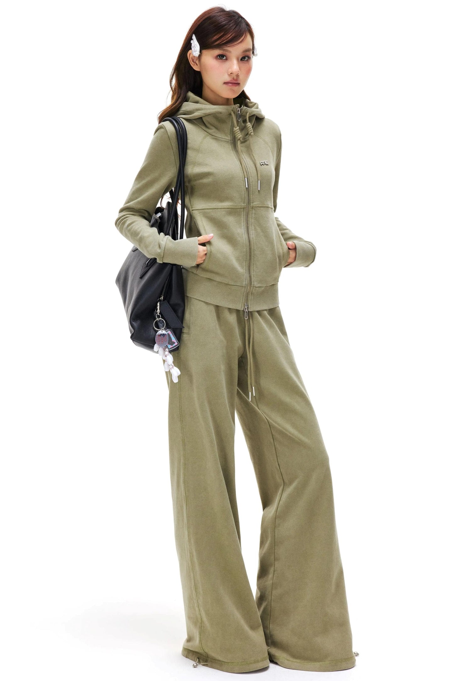 Double-Ended Zipper Jacket & Sweatpants Set-Up