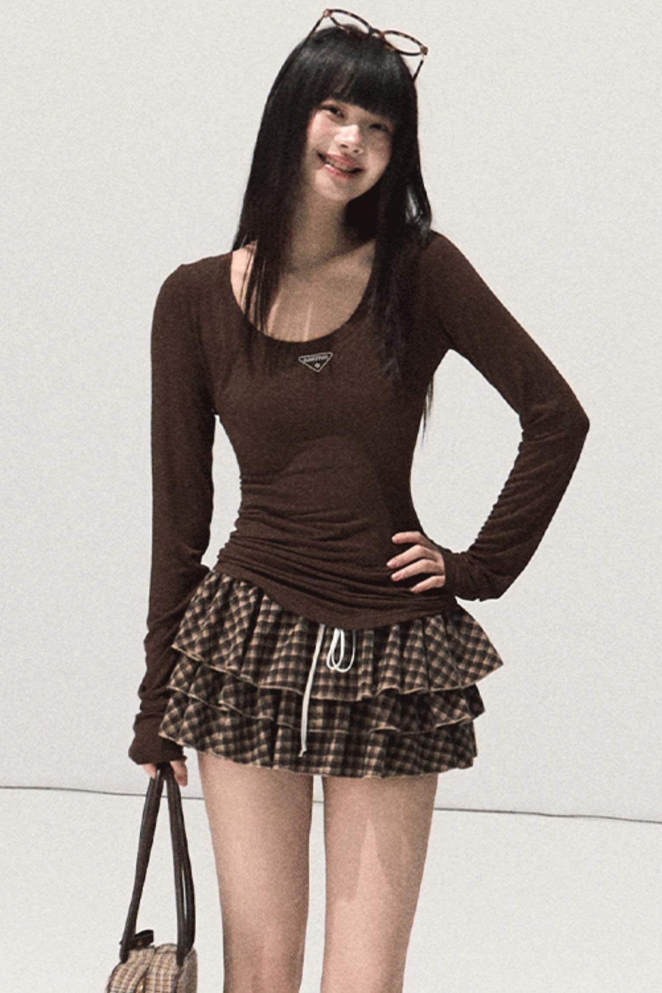 Skin Emotion Wool Knitted Top