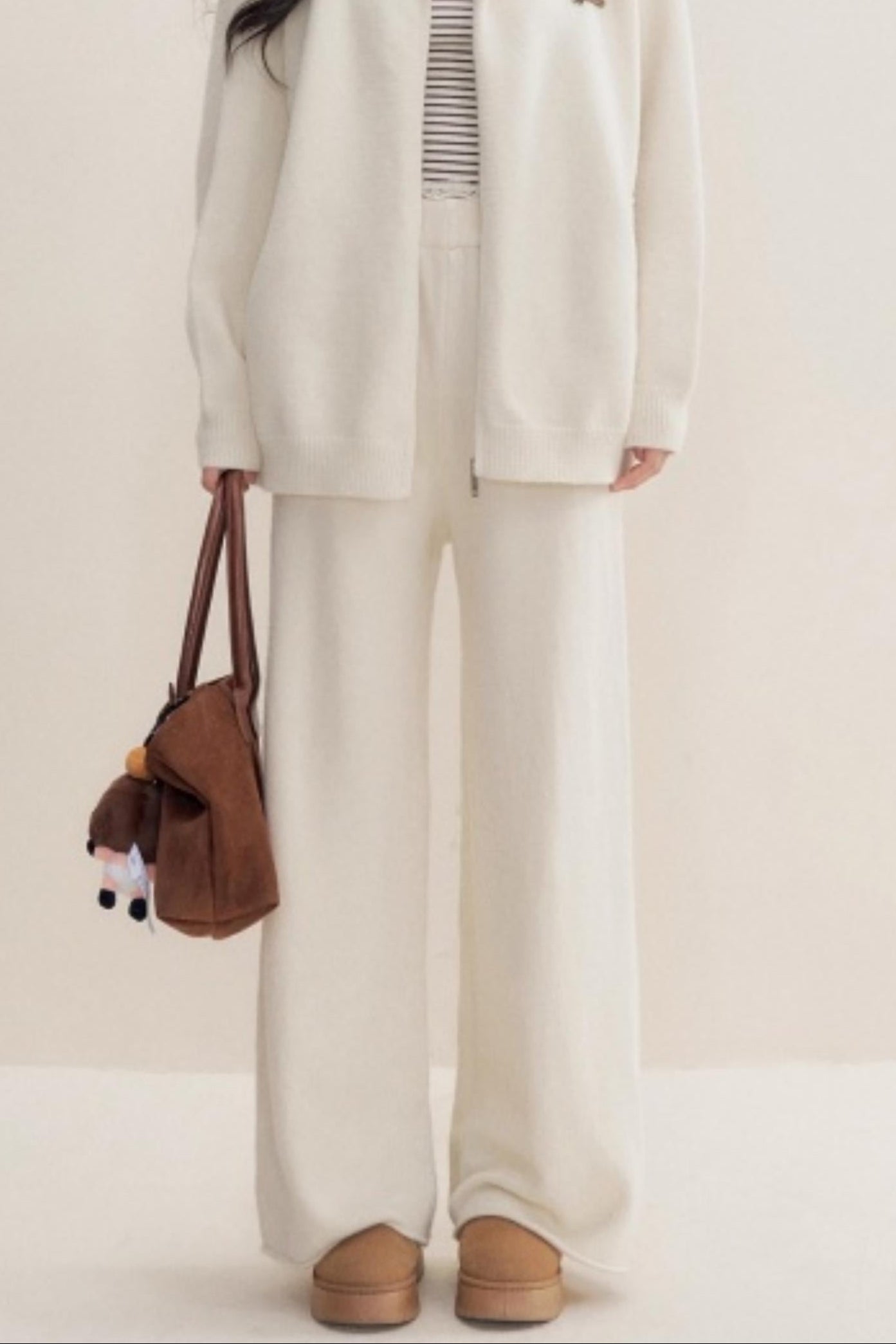 Luxury Wool Hooded Jacket Set-Up