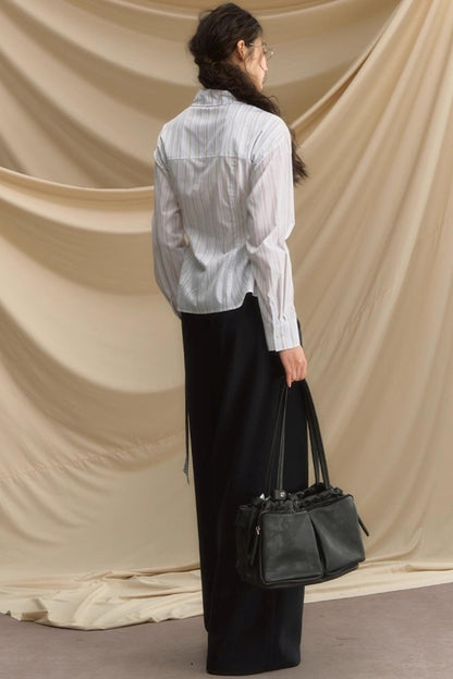 Slim Vertical Striped Shirt