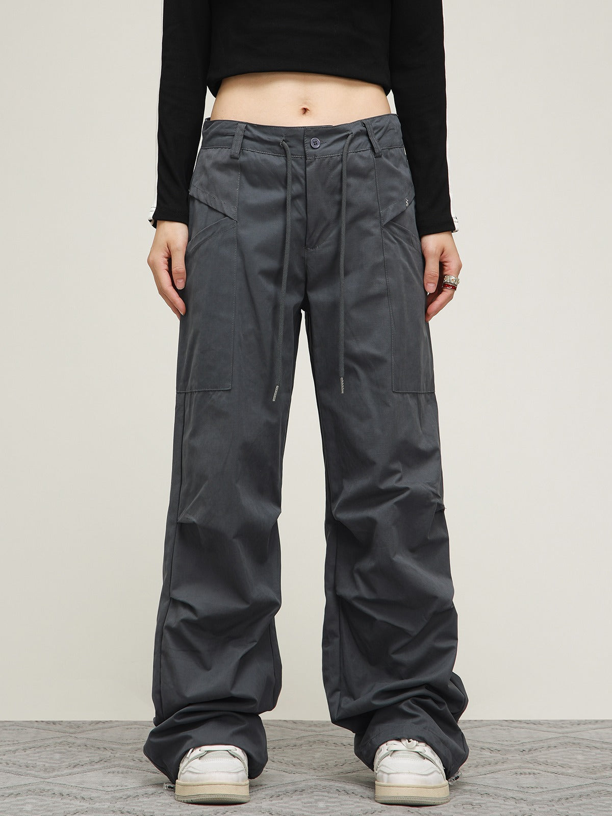 Maillard Loose Straight Casual Pants