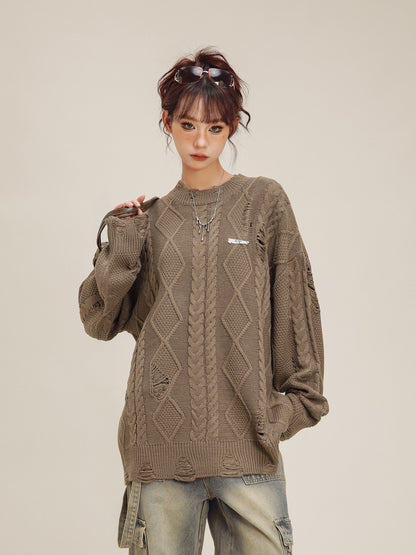 American ripped three-dimensional pattern top