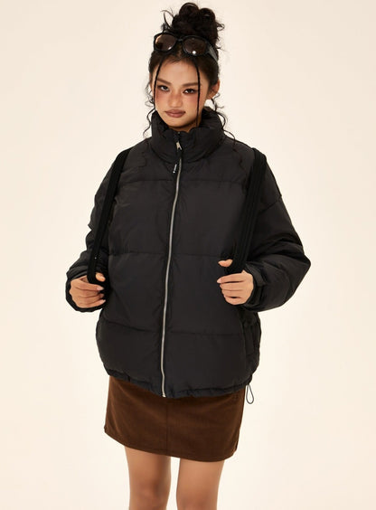 Long-sleeved Loose Down Jacket