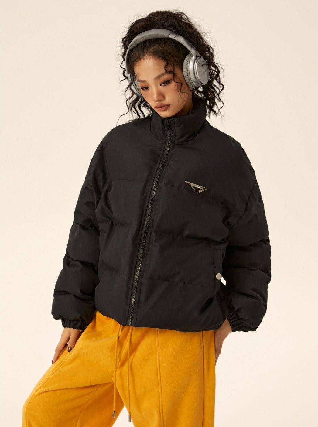 Long-sleeved Loose Down Jacket