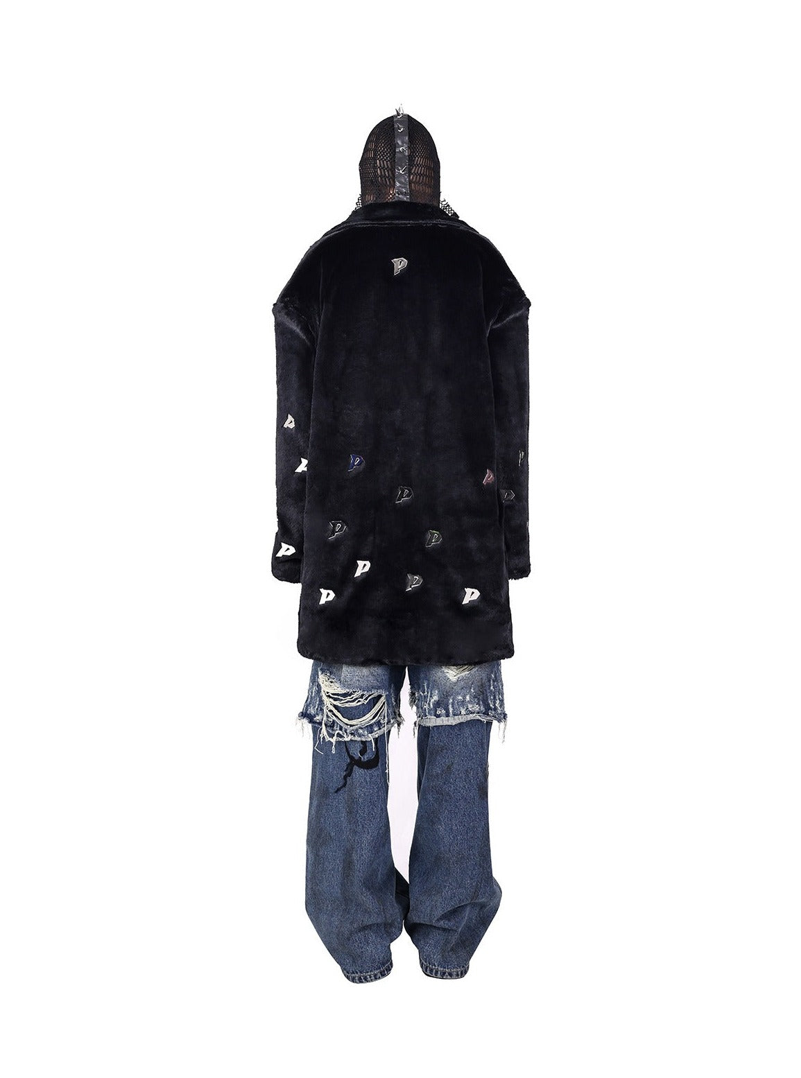 Shoulders Padded Gender Fur Coat