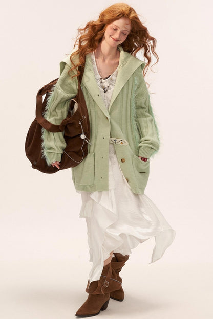 Micro-Sheer Long Skirt