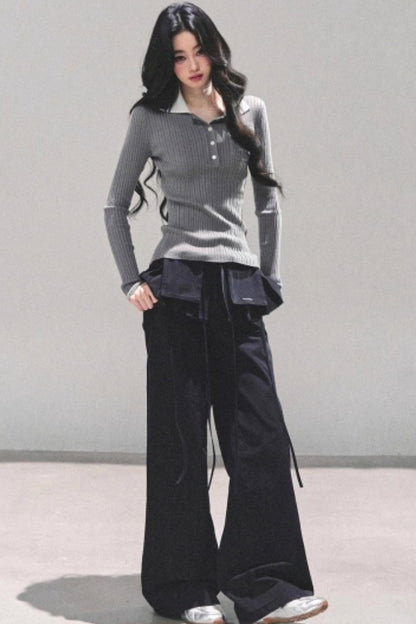 Bella Wide-Leg Workwear Pants