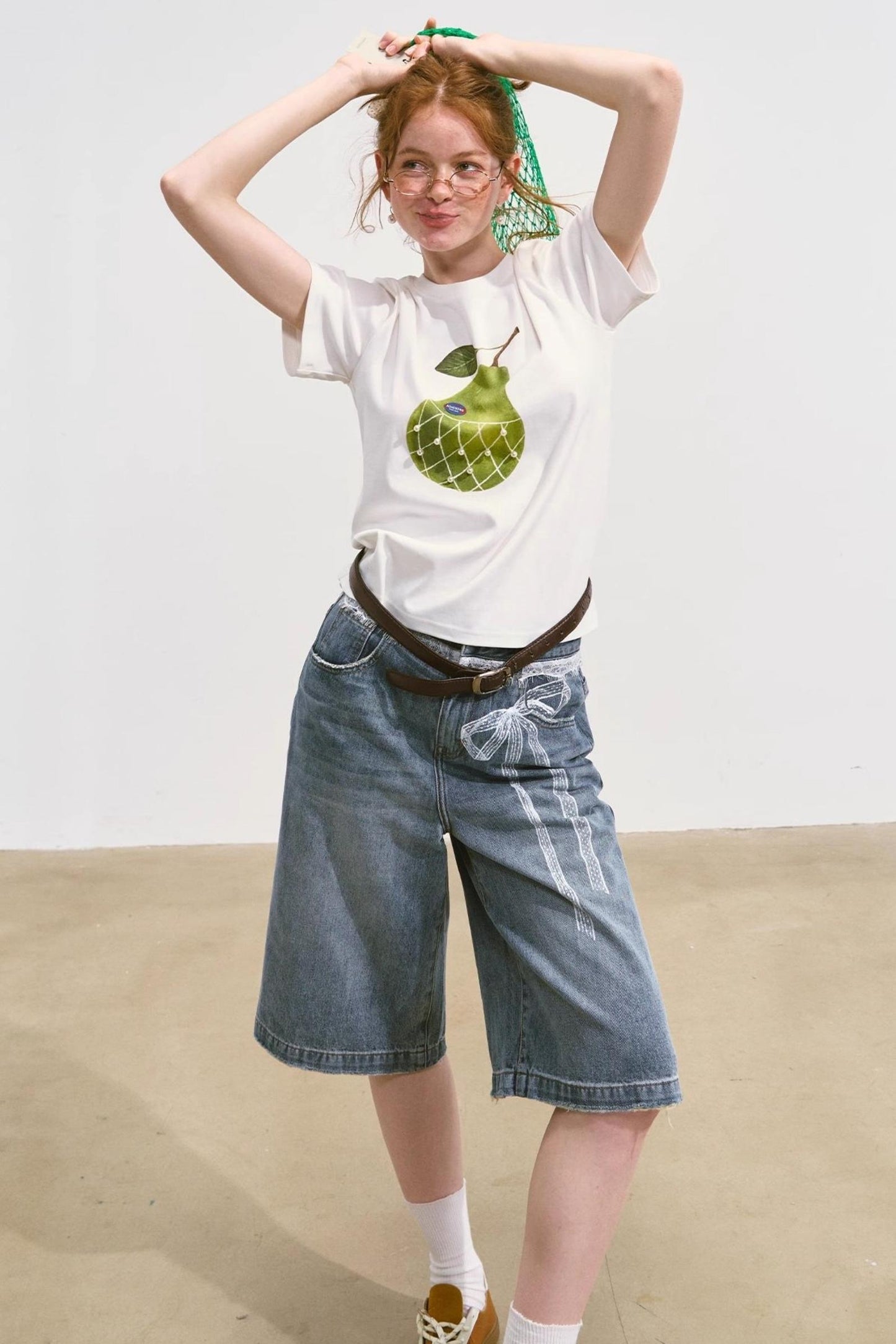 Summer Wide-Leg Denim Pants