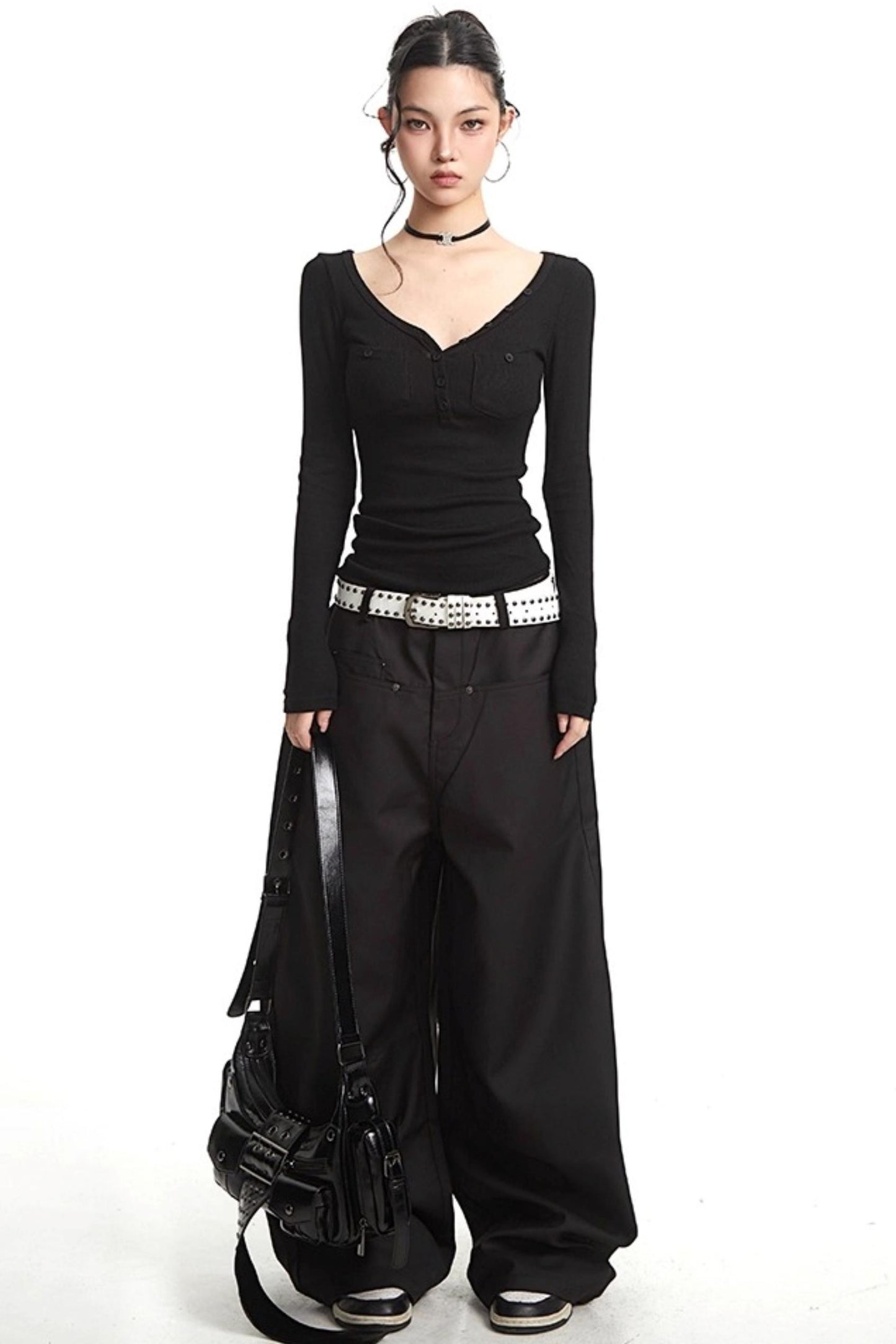 Slim Knit Long Sleeve Shirt