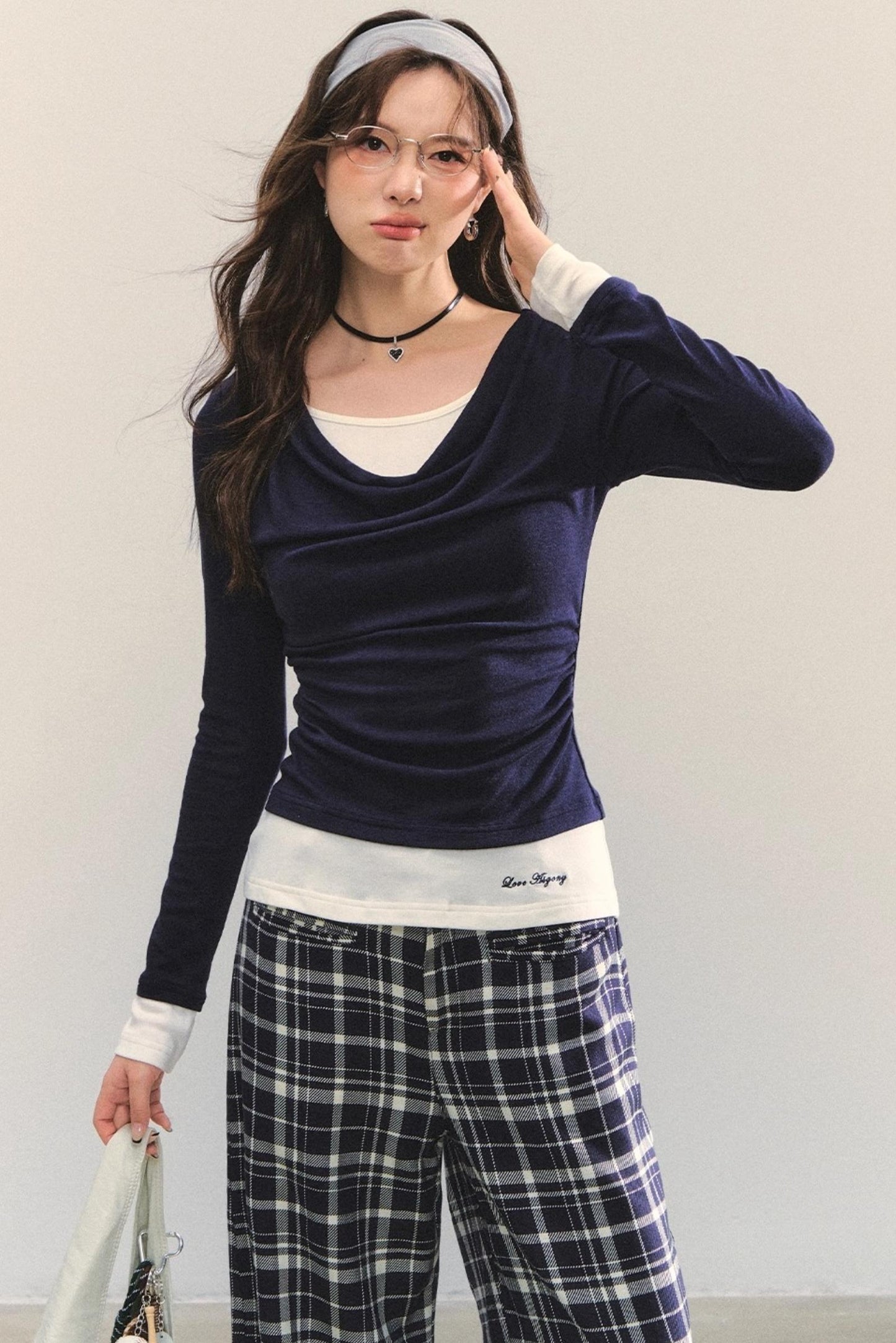 Swing Slim Fit Patchwork T-Shirt