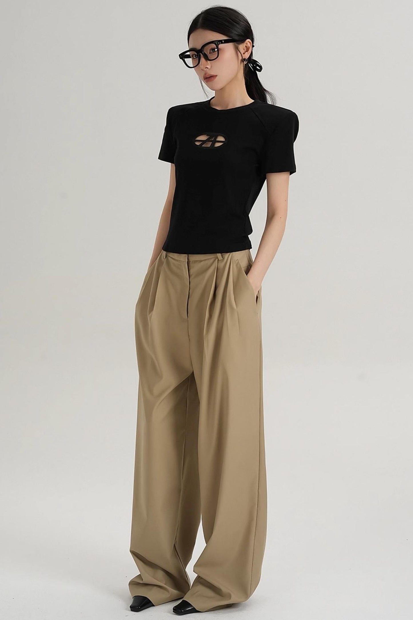 Straight-Leg Trousers
