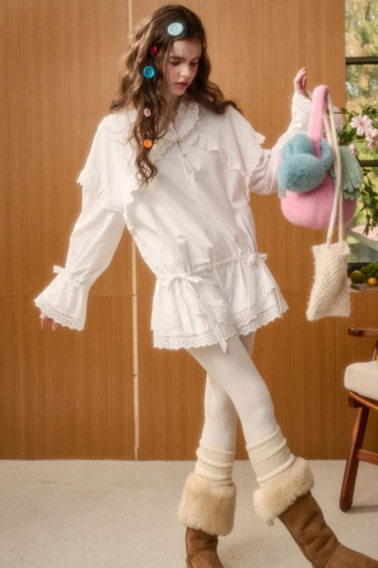 Organic Cotton Lace Dress