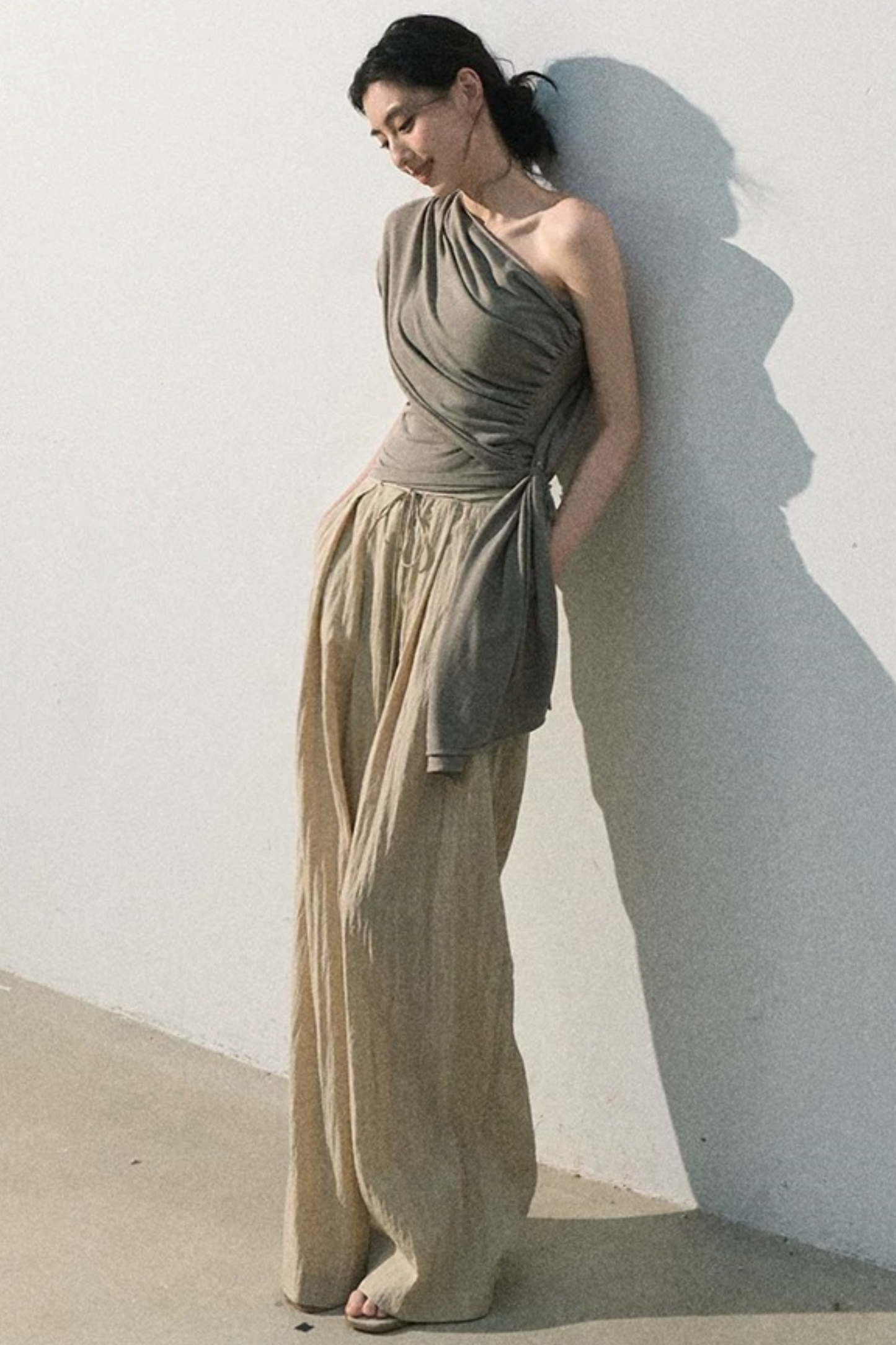 Lyocell Asymmetrical Summer Top