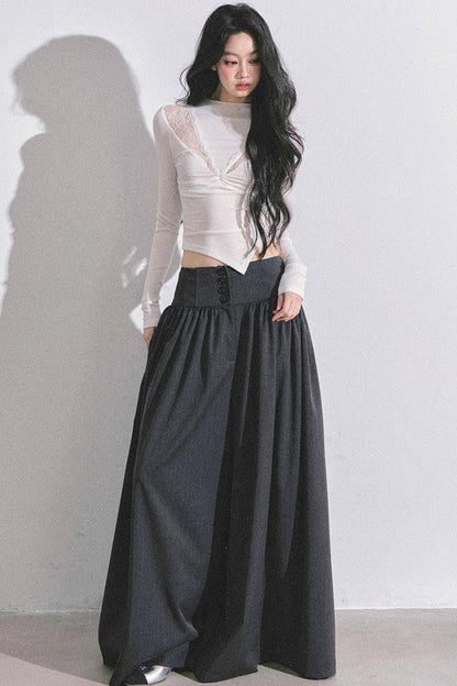 Lace Pure Desire Sexy Knitted T-Shirt