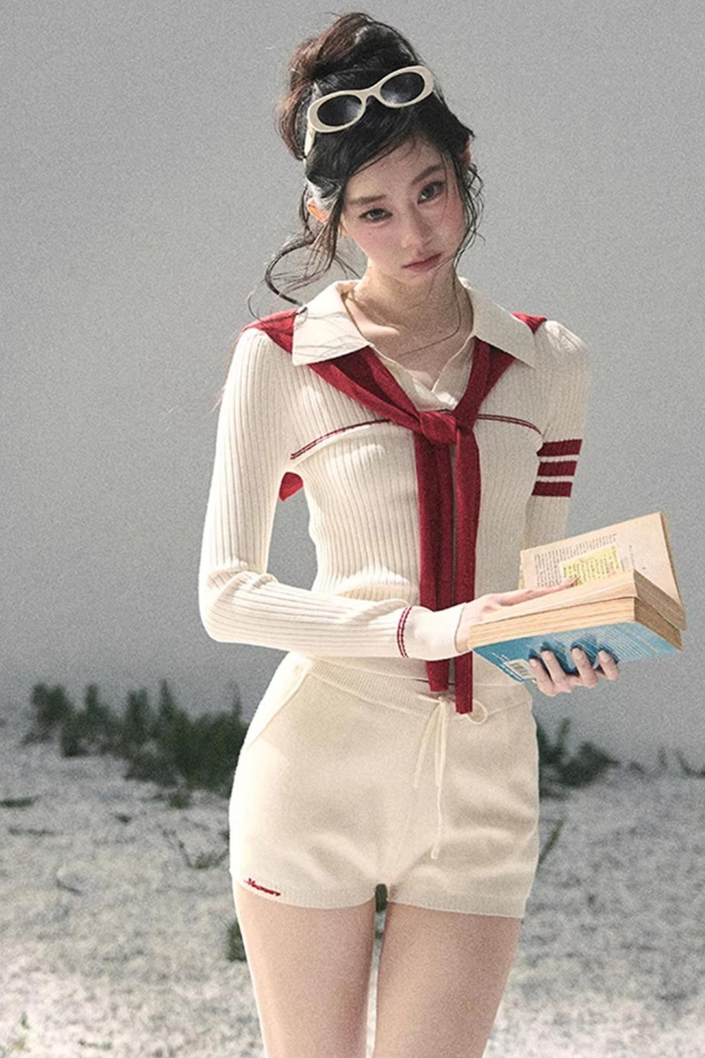 Delhi College Knit Top Set