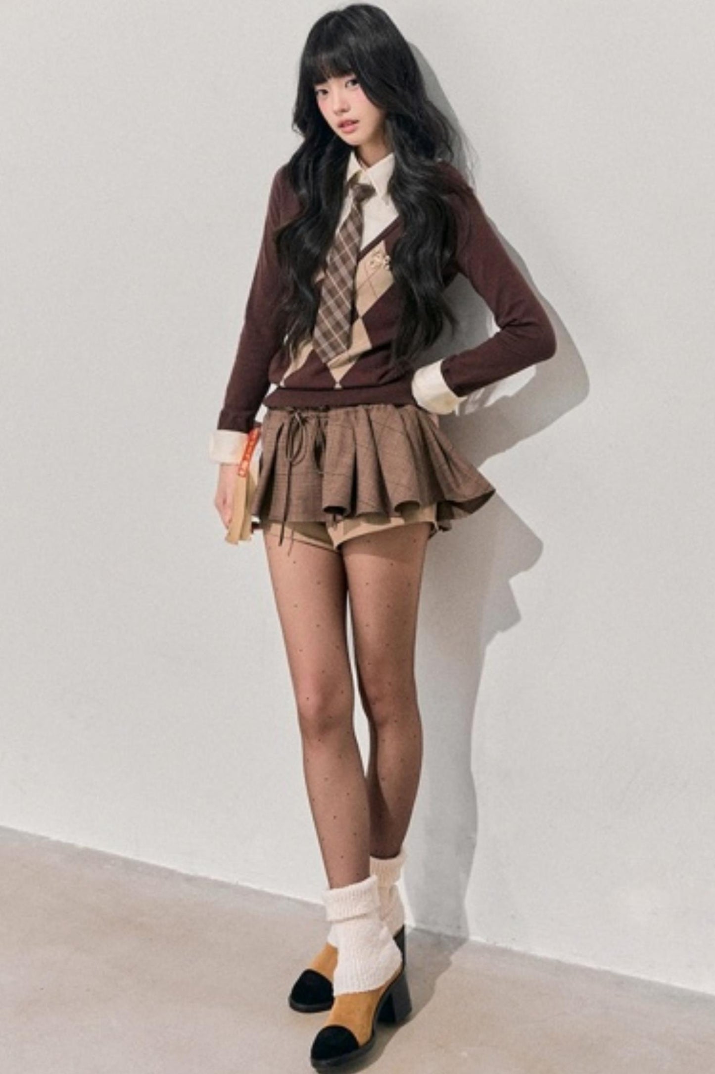 Plaid Annie Waltz Skirt