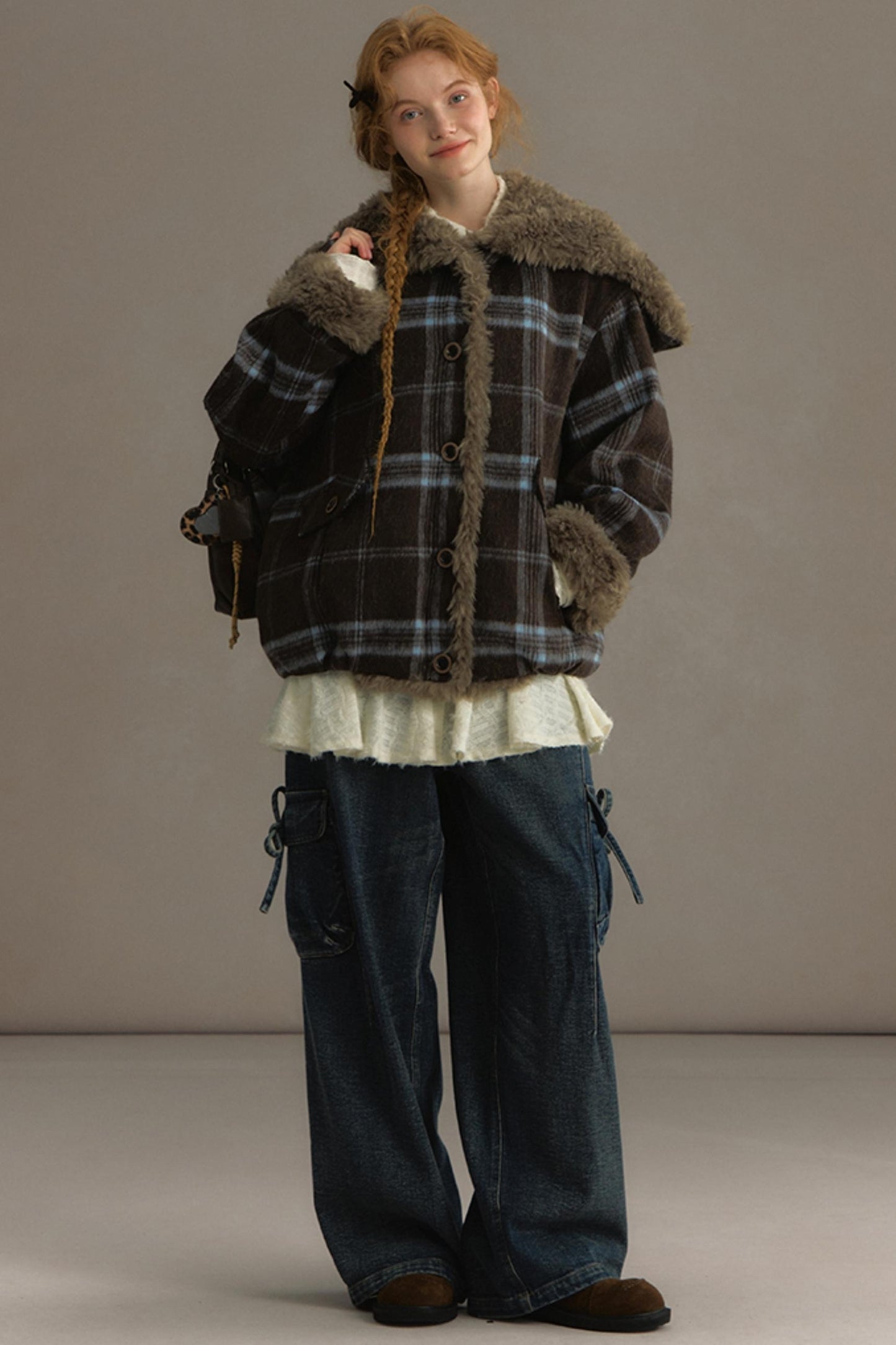 Sea Painter Navy Plaid Jacket