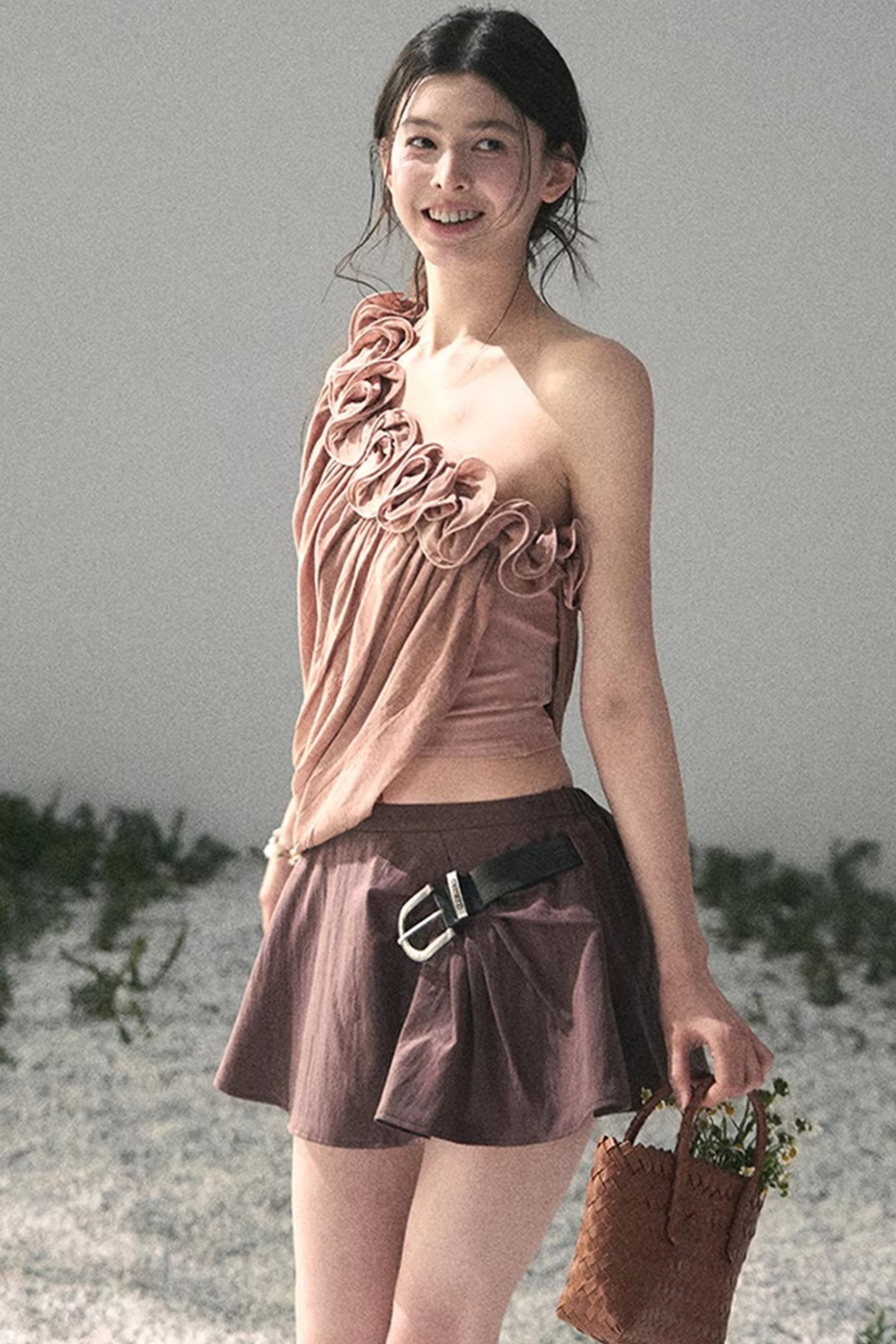 Ruffled Off-Shoulder Top