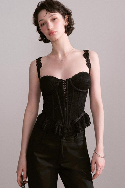 Laced Bustier Top